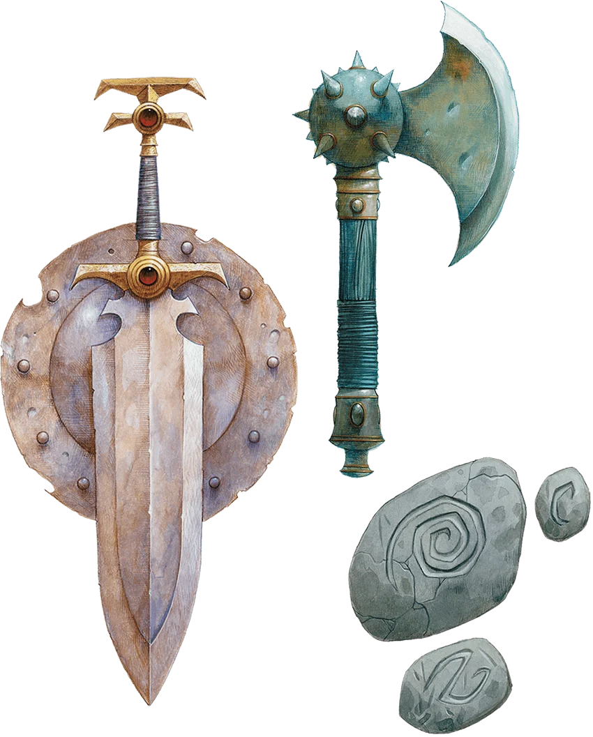 Barbarian weapons